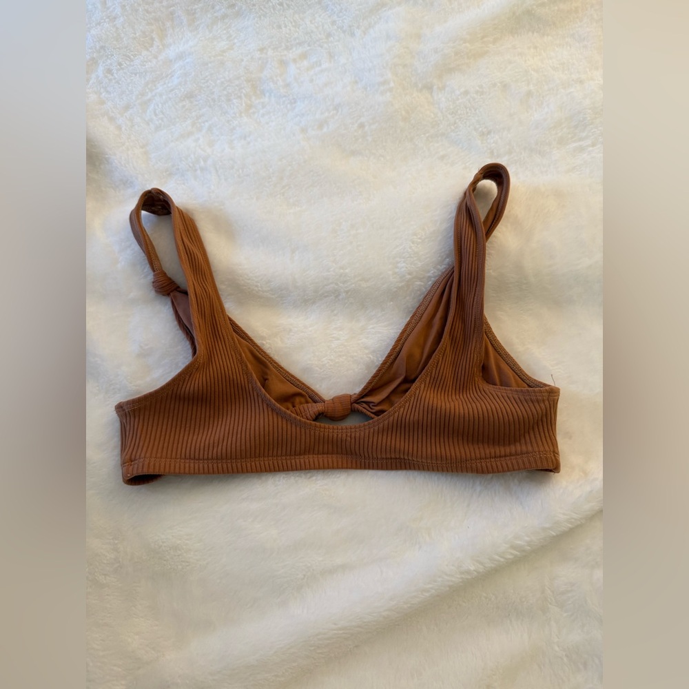 Minimale Animale Ribbed Rust Bikini Set - Picture 10 of 14
